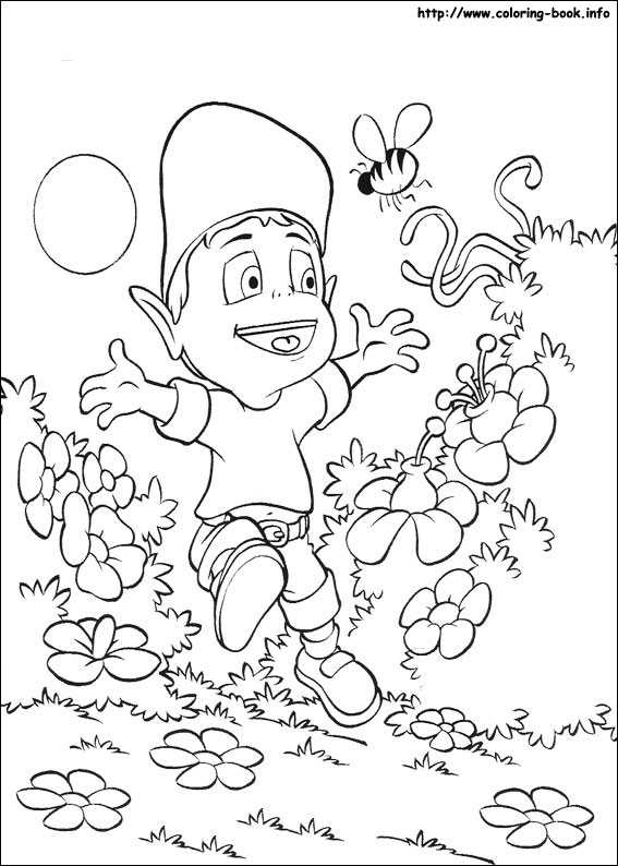 Adiboo coloring picture