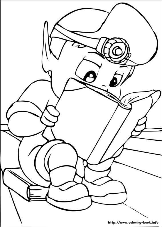 Adiboo coloring picture