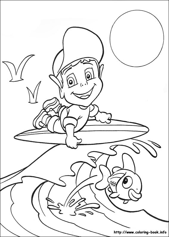 Adiboo coloring picture