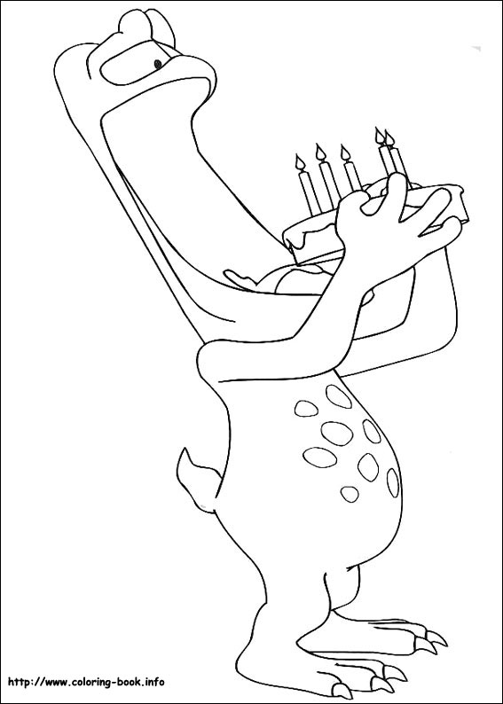 Adiboo coloring picture