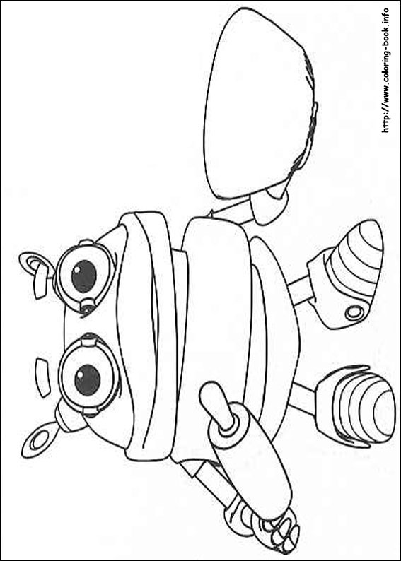 Adiboo coloring picture