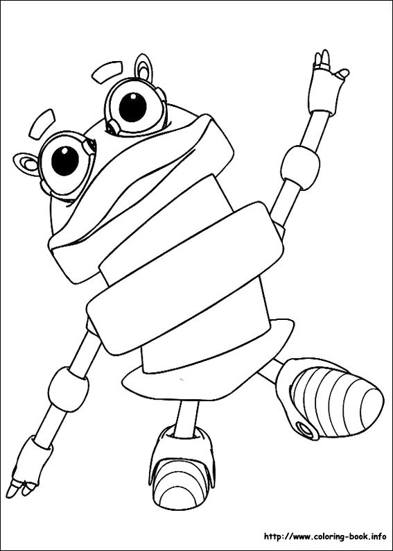 Adiboo coloring picture