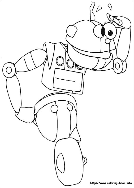 Adiboo coloring picture