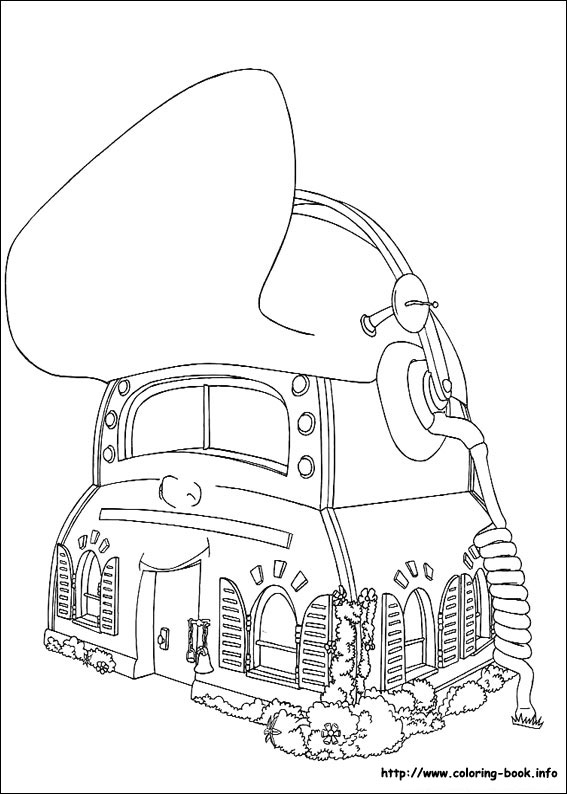 Adiboo coloring picture