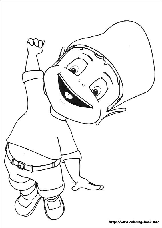 Adiboo coloring picture