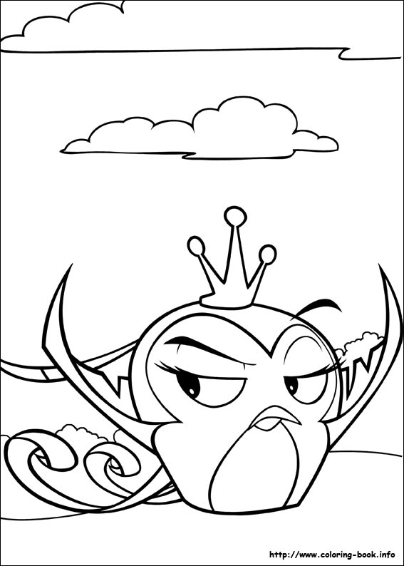 Angry Birds Stella coloring picture