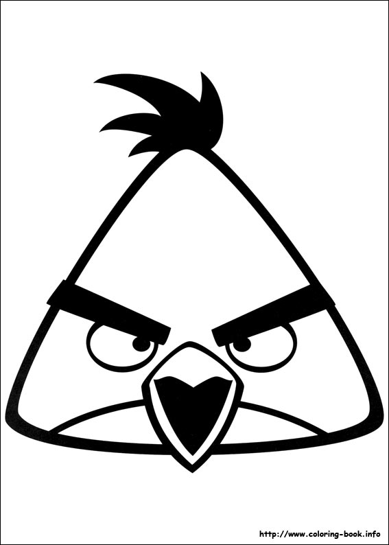 Angry Birds coloring picture