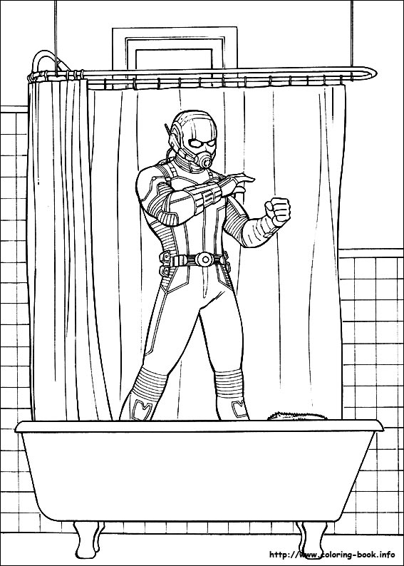 Ant-Man coloring picture