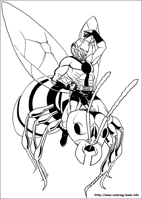 Ant-Man coloring picture