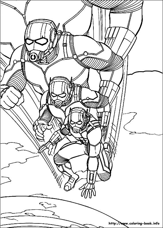 Ant-Man coloring picture