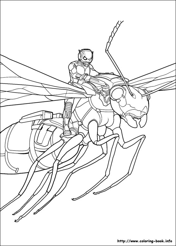 Ant-Man coloring picture