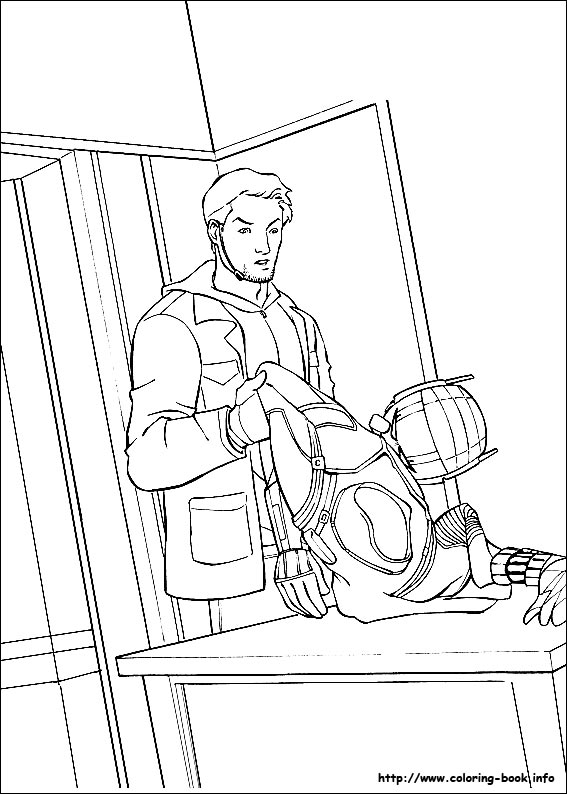 Ant-Man coloring picture
