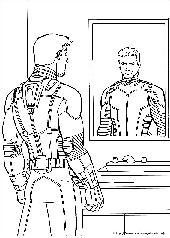 Ant-Man coloring picture