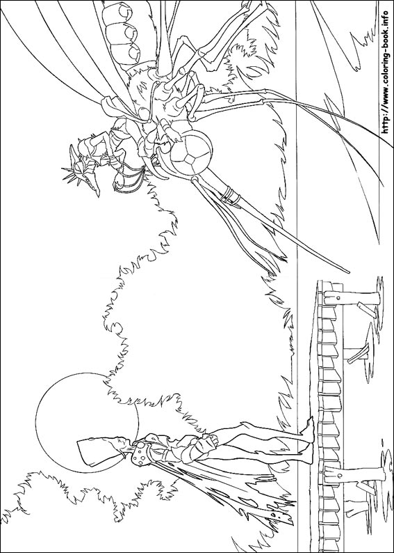 Arthur and the two worlds war coloring picture