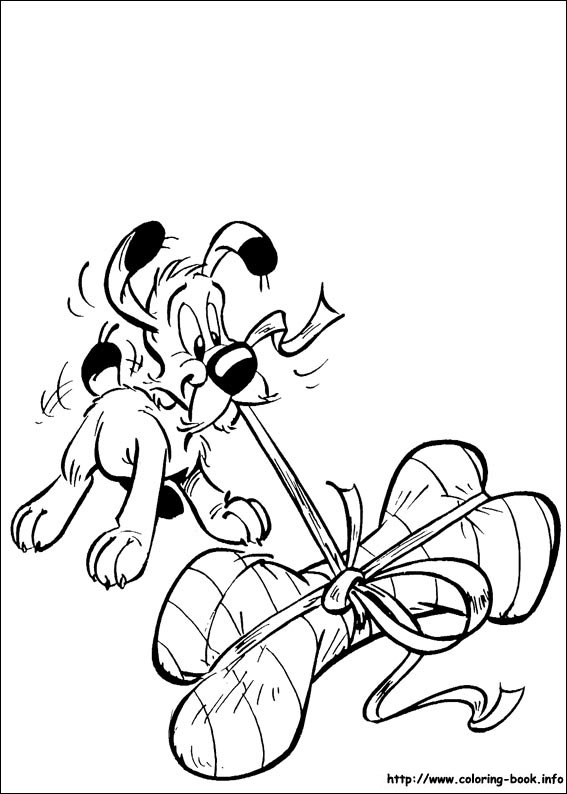 Asterix coloring picture