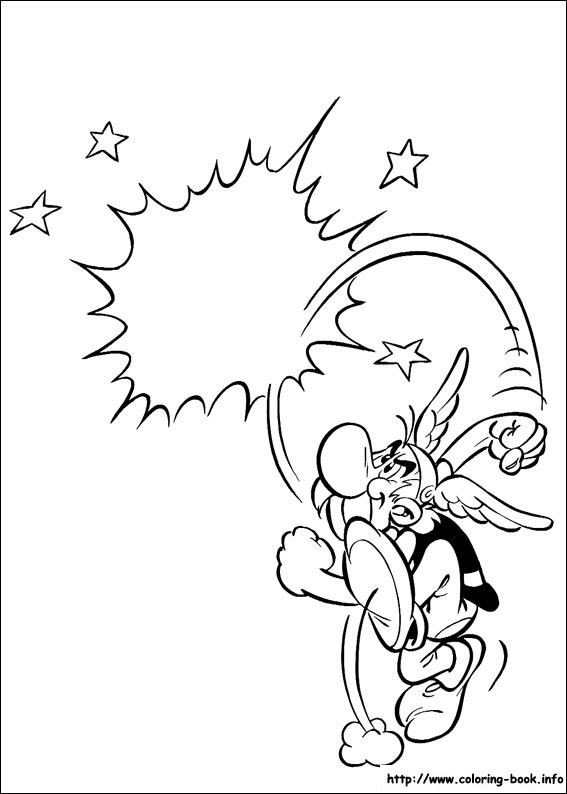 Asterix coloring picture