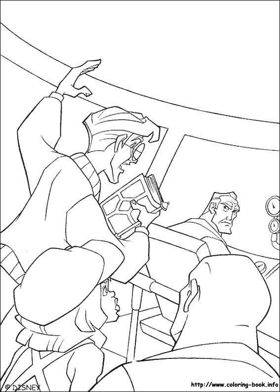 Atlantis coloring picture