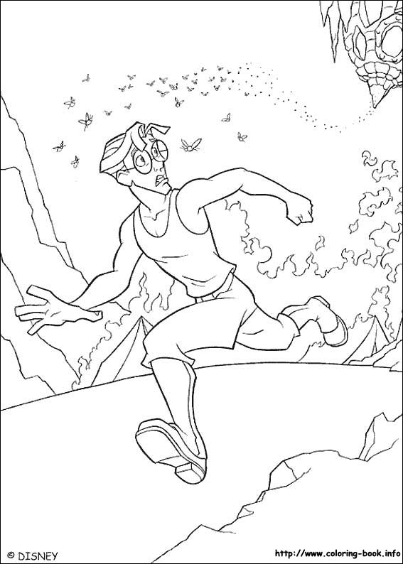 Atlantis coloring picture