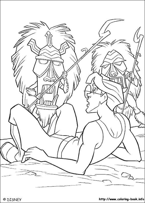 Atlantis coloring picture