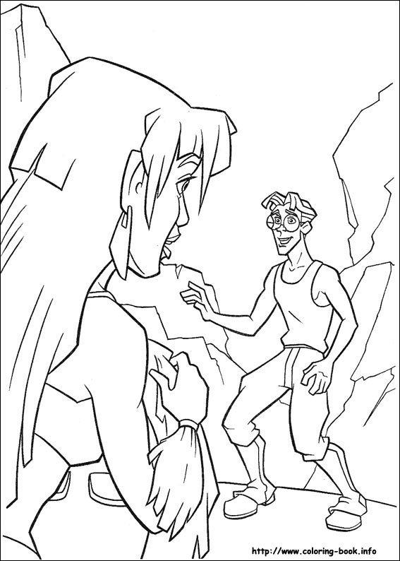 Atlantis coloring picture