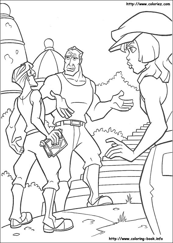 Atlantis coloring picture