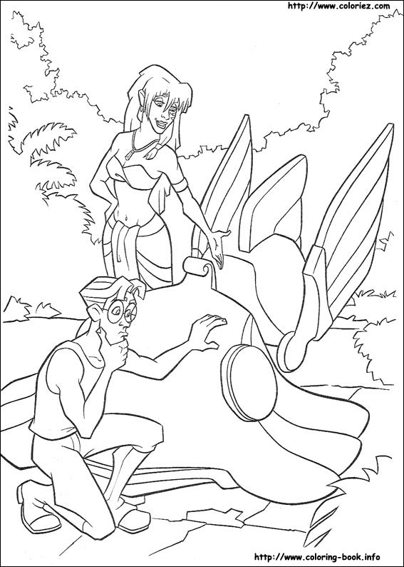 Atlantis coloring picture