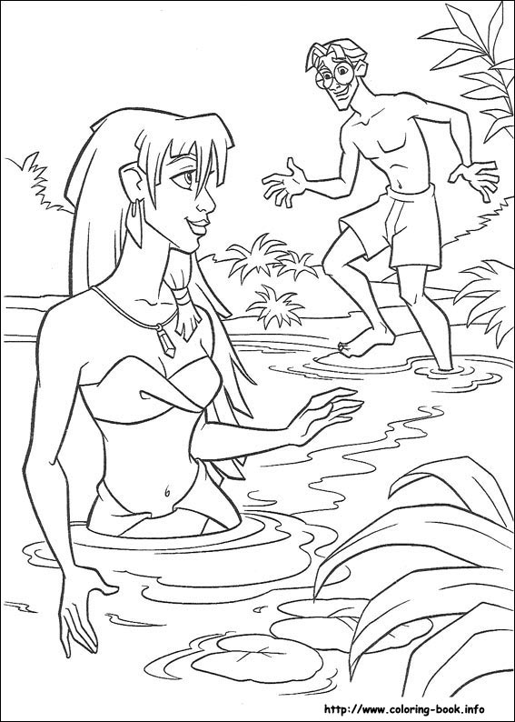 Atlantis coloring picture