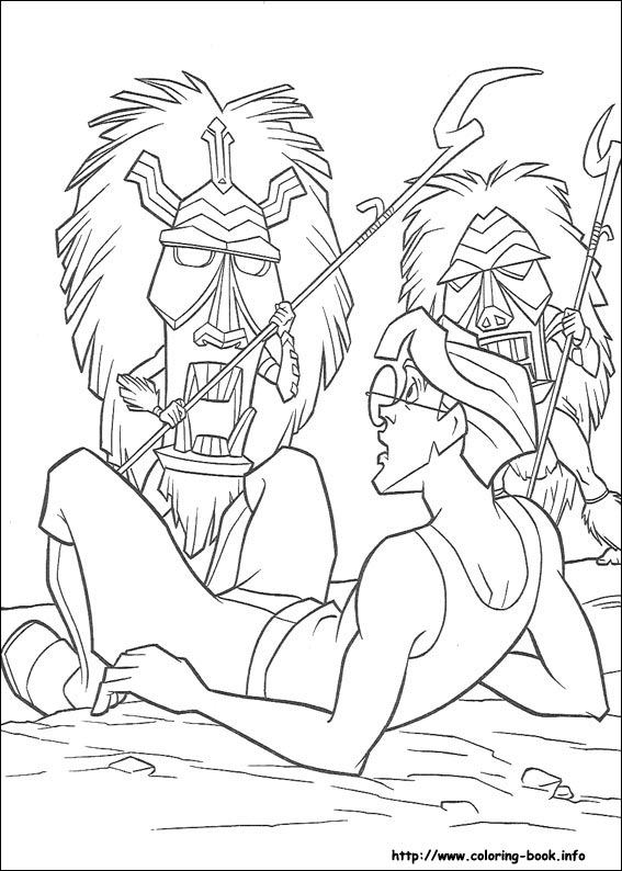 Atlantis coloring picture