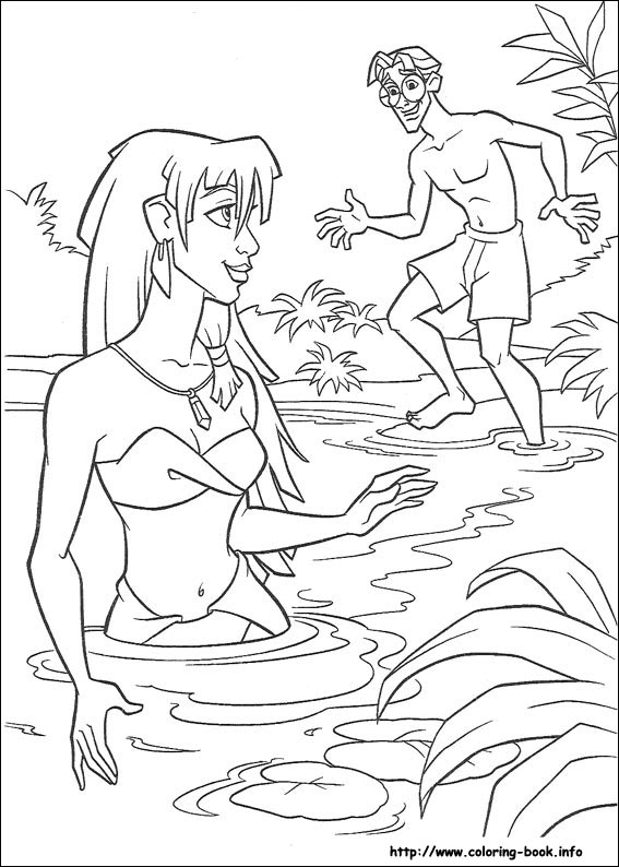 Atlantis coloring picture