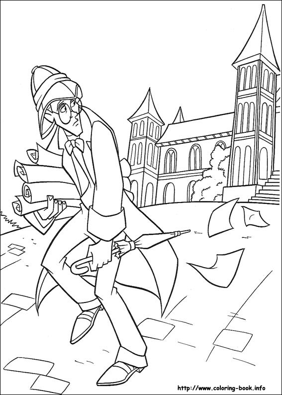 Atlantis coloring picture