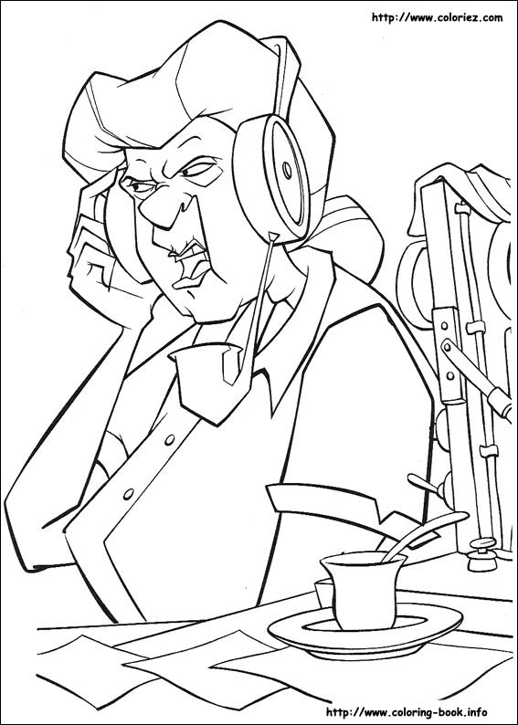 Atlantis coloring picture