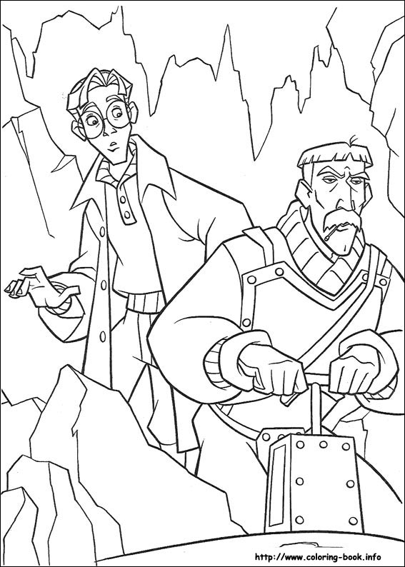 Atlantis coloring picture