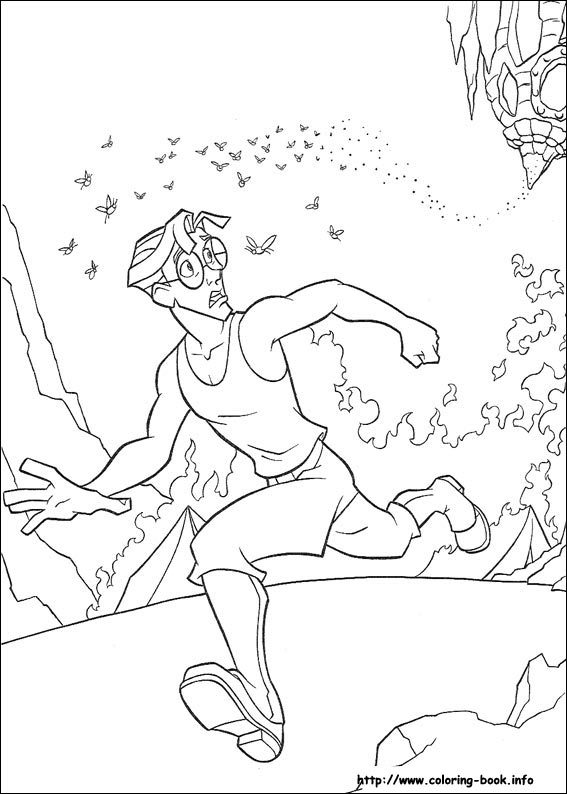 Atlantis coloring picture