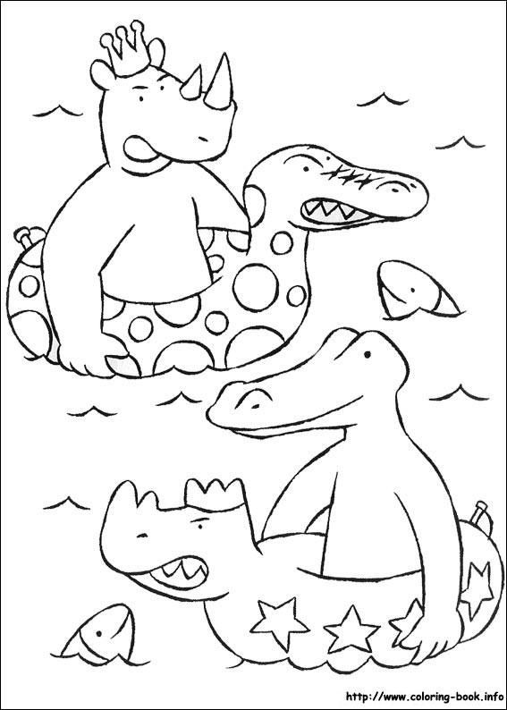 Babar coloring picture