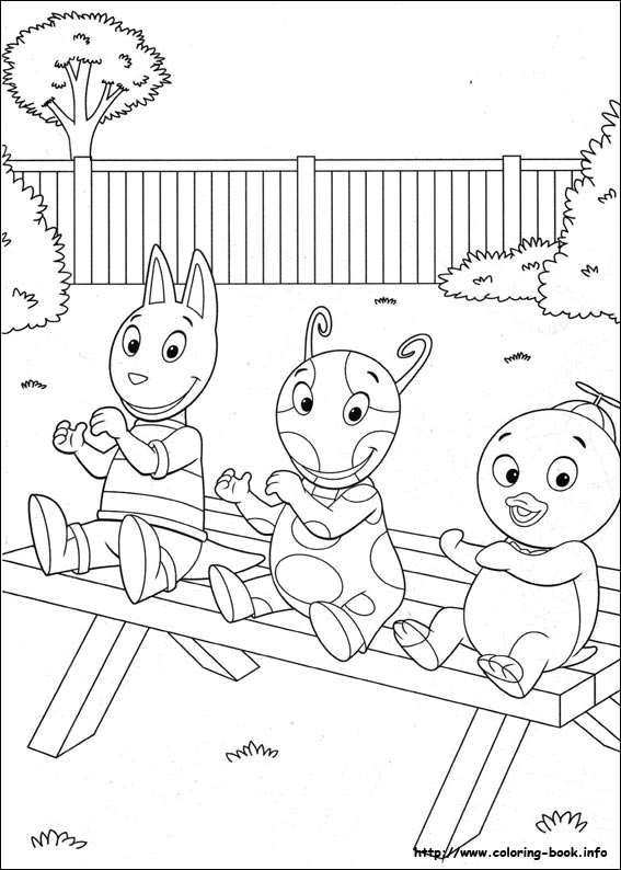 Backyardigans coloring picture