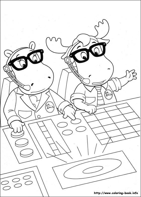 Backyardigans coloring picture