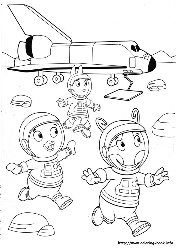 Backyardigans coloring picture