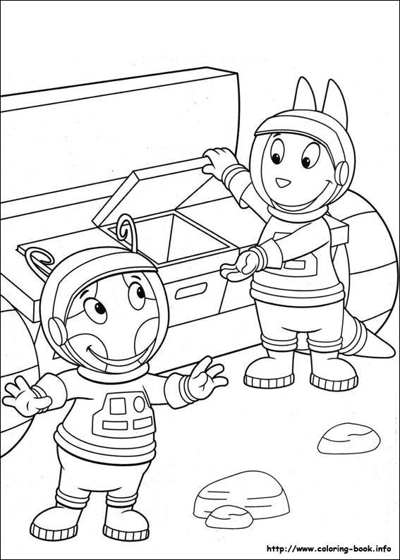 Backyardigans coloring picture