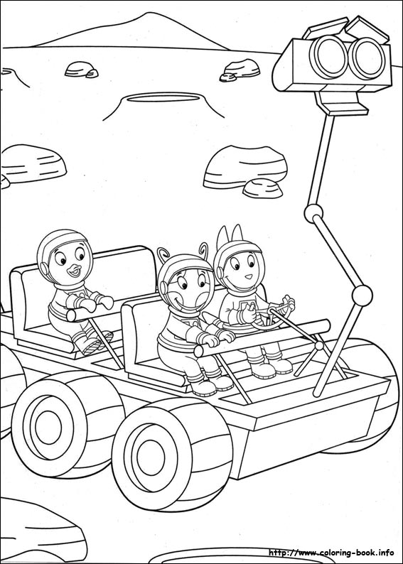 Backyardigans coloring picture