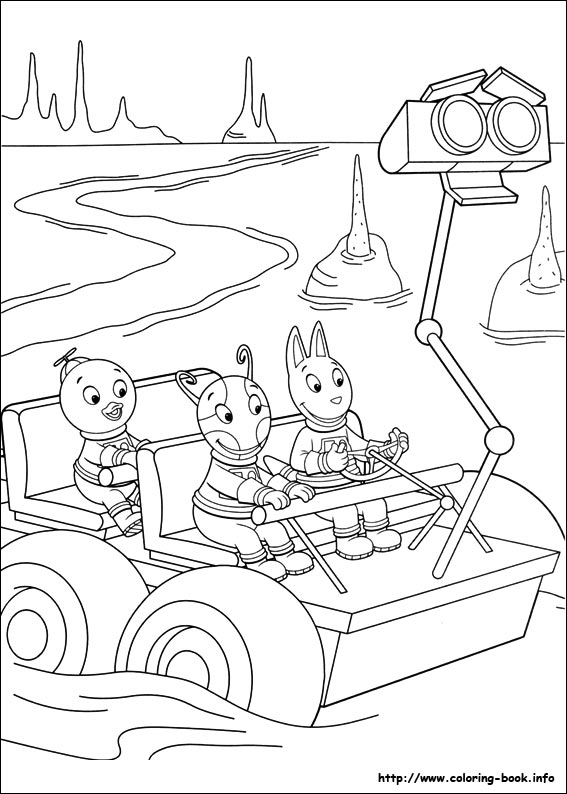 Backyardigans coloring picture