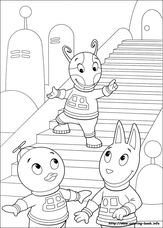 Backyardigans coloring picture