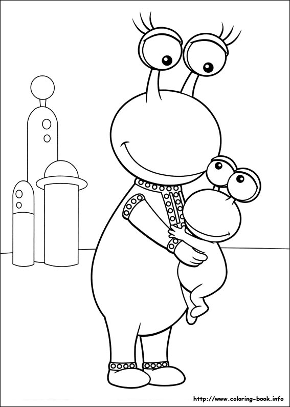 Backyardigans coloring picture