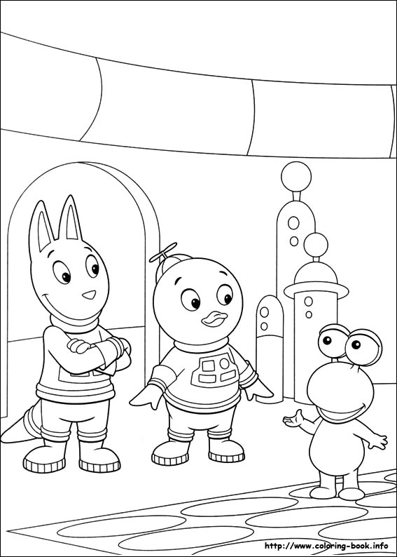 Backyardigans coloring picture