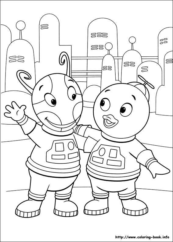 Backyardigans coloring picture