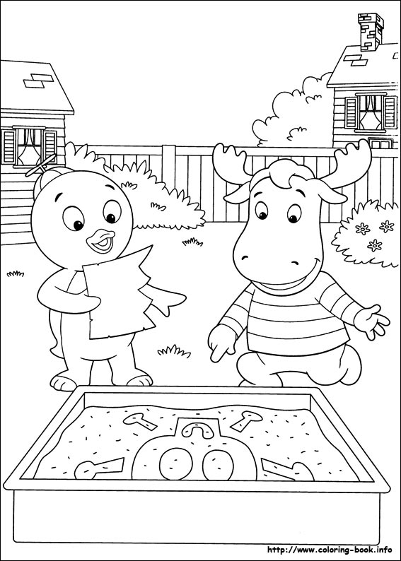 Backyardigans coloring picture