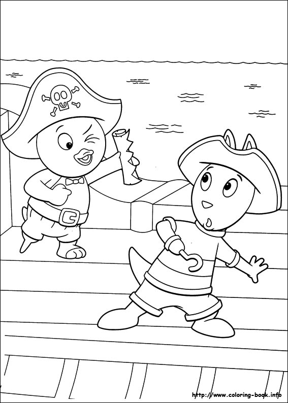 Backyardigans coloring picture