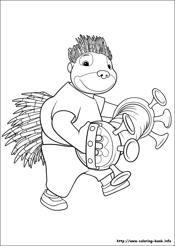 Babar and the Adventures of Badou coloring picture