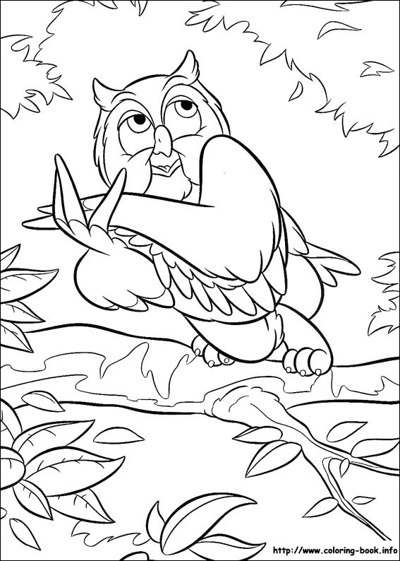 Bambi coloring picture
