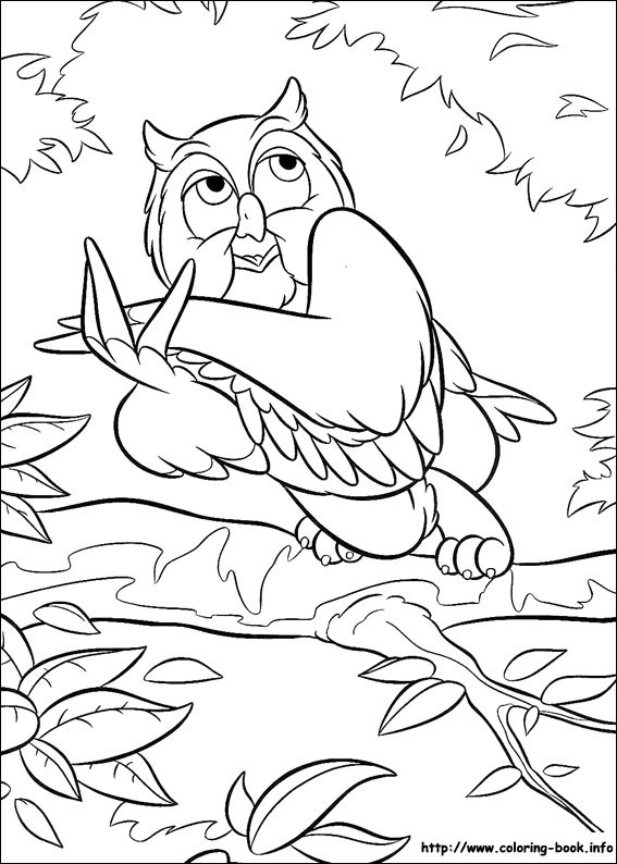 Bambi coloring picture