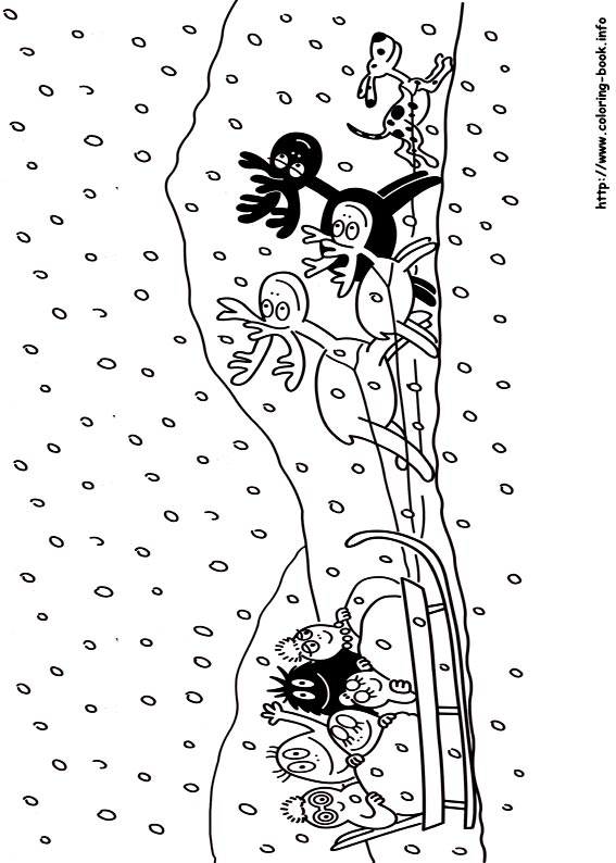 Barbapapa coloring picture